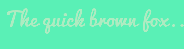 Image with Font Color AEEBC1 and Background Color 5AF0B6